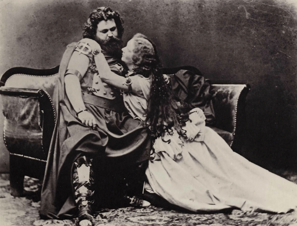 Ludwig Schnorr von Carolsfeld and his wife Malwina were Wagner's original Tristan and Isolde in 1865. Joseph Albert/Wikimedia Commons